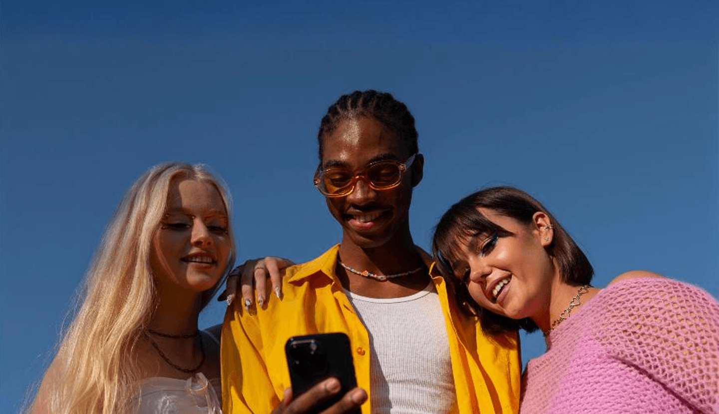 Group of people sharing expenses