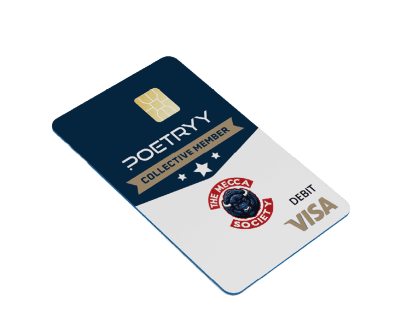 Poetryy Debit Visa - The Mecca Society Card